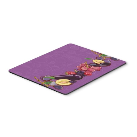 Skilledpower Fruits & Vegetables in Purple Mouse Pad; Hot Pad or Trivet SK229055
